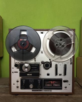 Registratore a bobine AKAI X-5000W, 1970, vintage