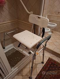 Panca trasferimento vasca anziani boriatrica 180kg