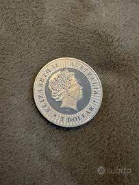 Perth Mint Moneta Oncia Argento 999 Ricevuta