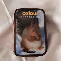 Astuccio 3 zip Colour Expression scoiattolo