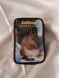 Astuccio 3 zip Colour Expression scoiattolo