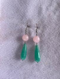 Orecchino pietra dura