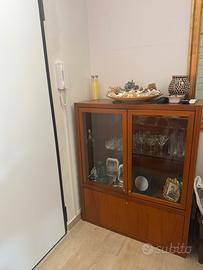 Mobile Porta Tv e Vetrina in Legno Solido