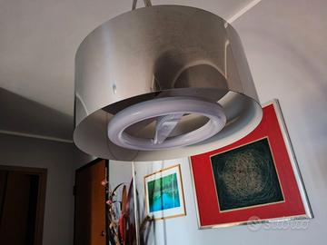 LAMPADA A PIANTANA. BASE IN MARMO