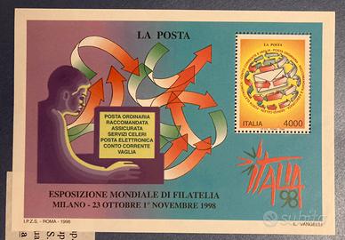 Italia 1998 Esposizione mondiale filatelia (MNH*)