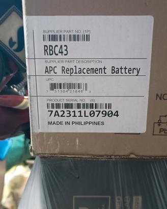 BATTERIA APC RBC43

