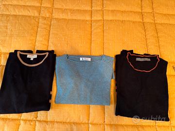 Tris di maglie da donne