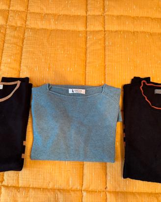 Tris di maglie da donne