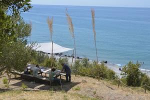Giardino panoramico con accesso alla spiaggia