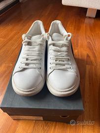 Sneakers bianche e arancio n.37