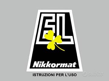 Manuale Istruzioni Nikon Nikkormat EL