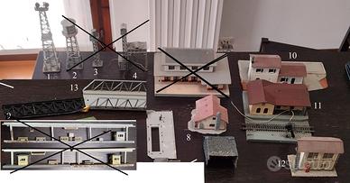 Edifici e accessori RARI vintage fermodellismo H0