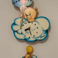 Orologio in legno  artigianalemarca Bartolucci