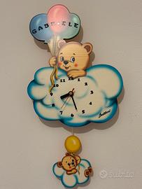 Orologio in legno  artigianalemarca Bartolucci