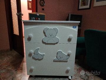 lettino più fasciatoio Pali 