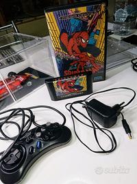 SPIDERMAN MEGA DRIVE+CONTROLLER+ALIMENTATORE