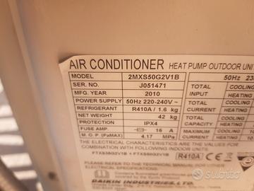 Climatizzatore Daikin 2 split dual split