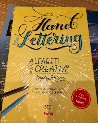 Libro " Hand lettering". Alfabeti creativi.