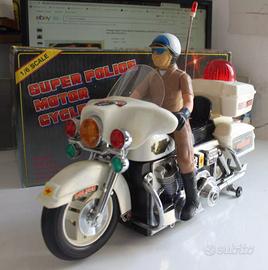 TOYS LIGHT SOUND BUMP GO Super Police Motor Cycle