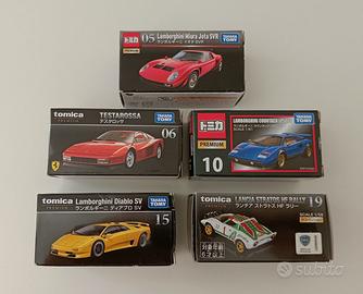 LOTTO 5 AUTO TOMICA TAKARA TOMY - PREMIUM -  1:60