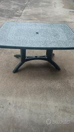 tavolo pieghevole da esterno in pvc