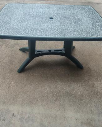 tavolo pieghevole da esterno in pvc