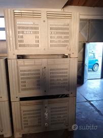 bins cassoni altezza 75 cm , larghezza 100x120 cm