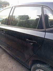 Porta posteriore sx VW POLO 6R 2012 1.2D KW55 moto