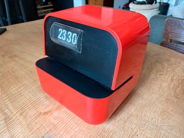 Orologio marcatempo a palette Solari Udine d’epoca