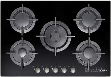 PIANO COTTURA CANDY CVG75SWGNX GAS 5 FUOCHI 75 CM