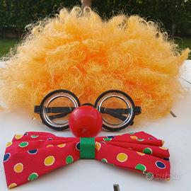 Parrucca da Pagliaccio + Accessori