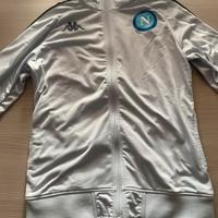 Giacca tuta Kappa SSC Napoli bianca - unisex