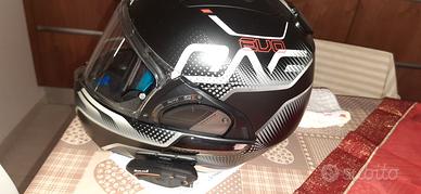 casco modulare Shark Evo  completo di interfono