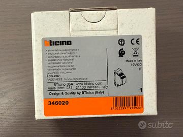 Bticino alimentatore supplementare 346020