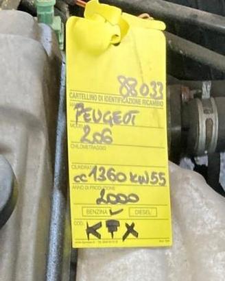 CAMBIO MANUALE COMPLETO PEUGEOT 206 1° Serie KFX