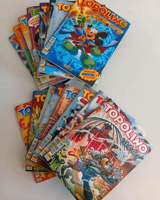 Lotto pz 16 Fumetti Topolino - Anni : 2016-2017