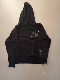 felpa vans x double senza danni evidenti, nera