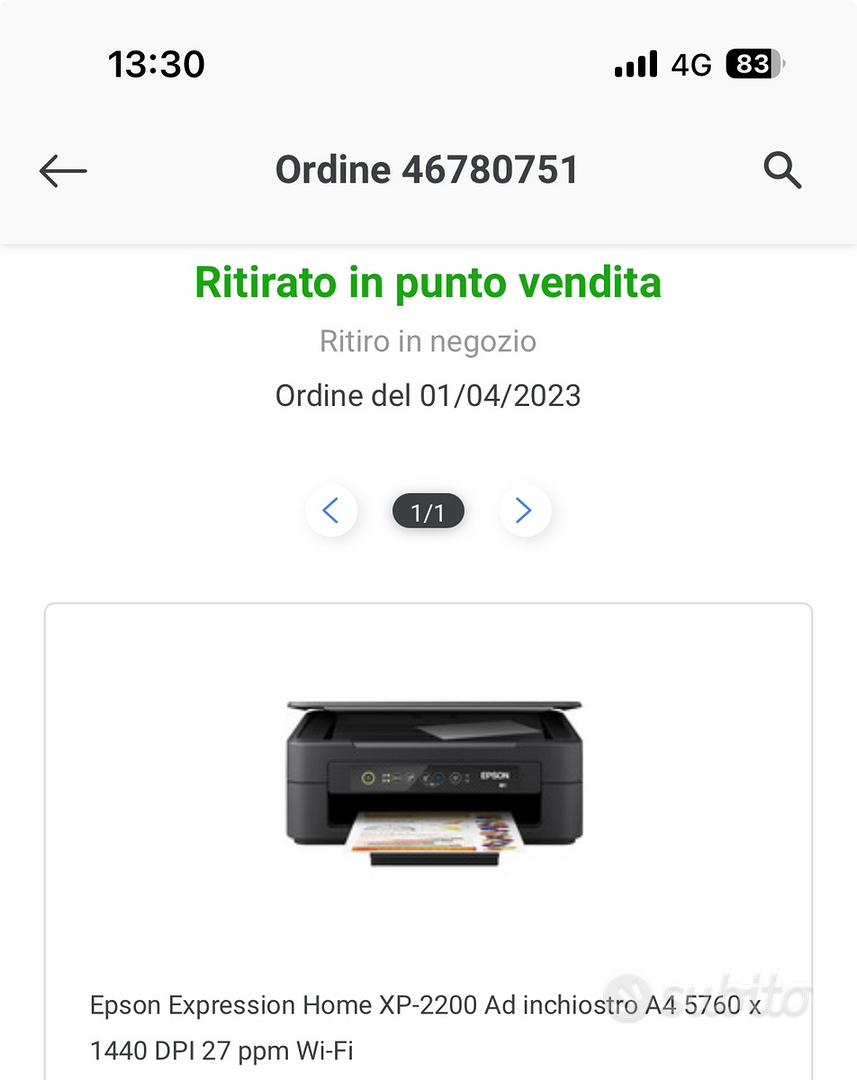 Stampante epson xp 2200 - Informatica In vendita a Torino