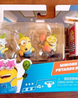 Gioco mini action figures Minions tema Party Bus