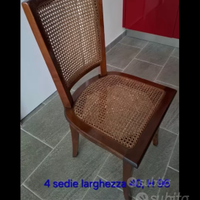 Sedie paglia di Vienna