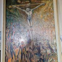 quadro  Nello Mungai crocefissione sacro religione