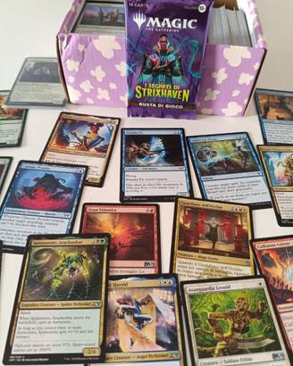 Lotto Magic the Gathering + bustina