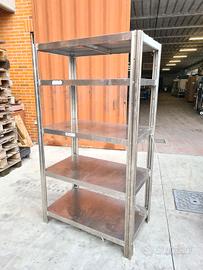 scaffale inox per stoccaggio usato