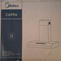 Cappa in acciaio da cucina nuova