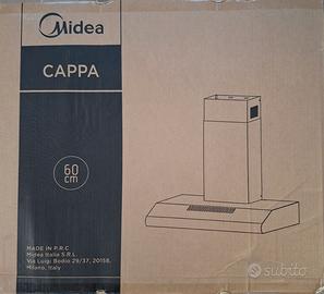 Cappa in acciaio da cucina nuova