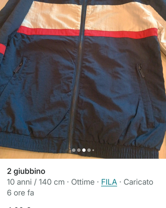 Giubbino leggero anni 9-10