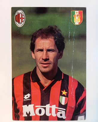 Franco Baresi Cartolina Ufficiale Milan 1993/94