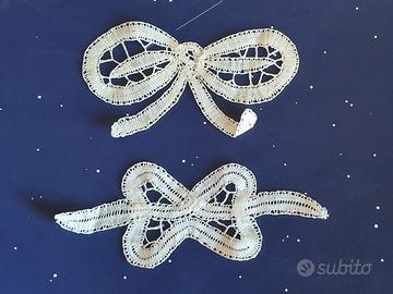 Decorazioni x tovagliato in pizzo di Cantù