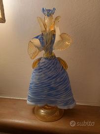 Damina di vetro di Murano 