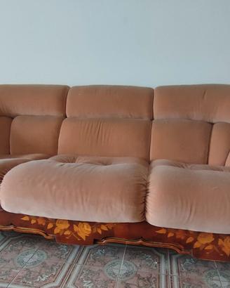 Divano e 2 poltrone stile Barocco vintage